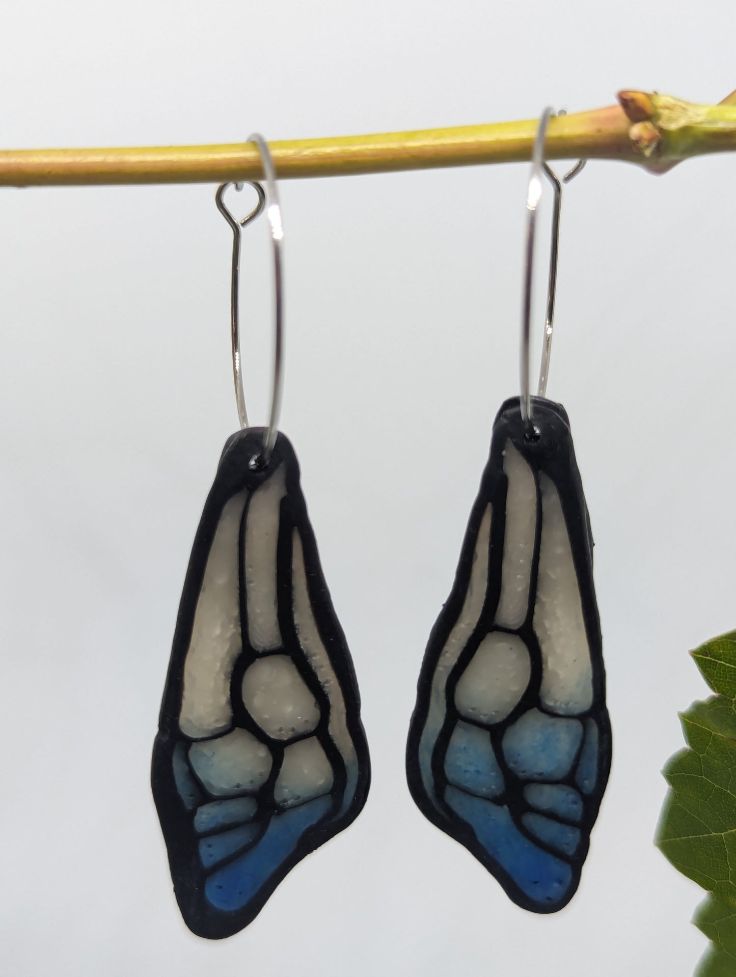Blue Blushed Honey Bee Wings